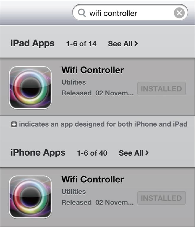 wifi controller app store